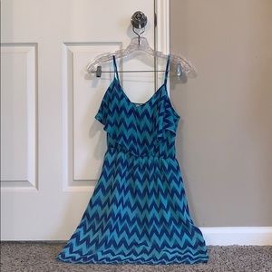 Under skies chevron dress!